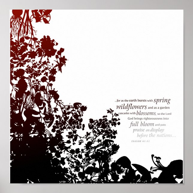 Isaiah 61:11 poster (Front)