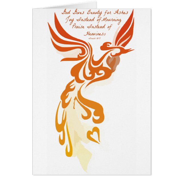 Isaiah 61 Phoenix Card (Front)