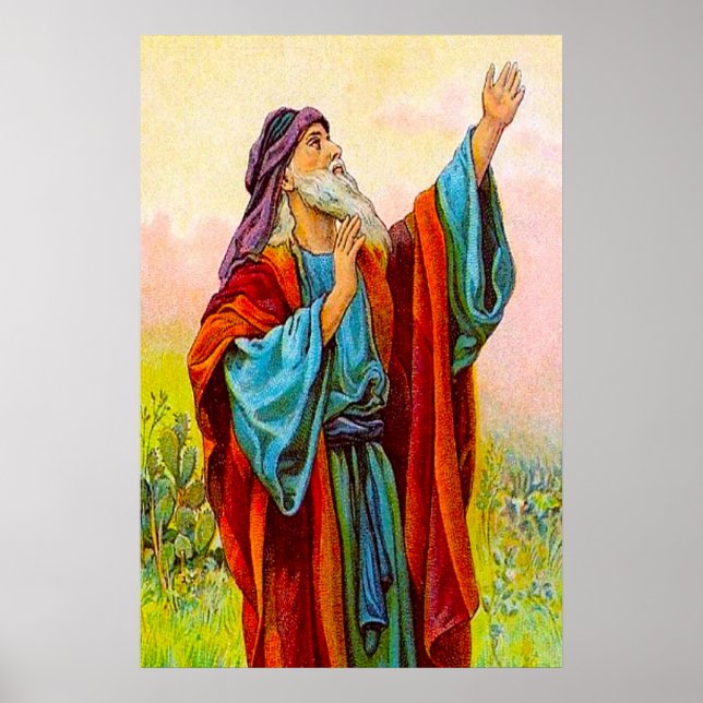 Isaiah 6 Isaiah Hears God's Voice poster (Front)