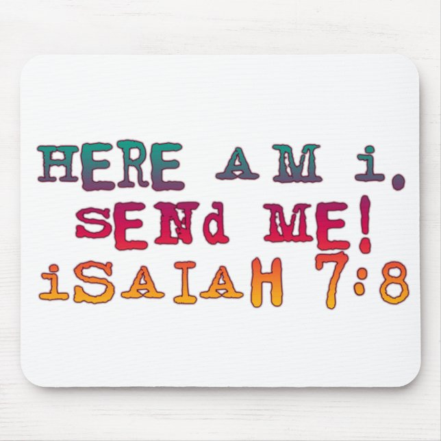 Isaiah 7:8 mouse pad (Front)