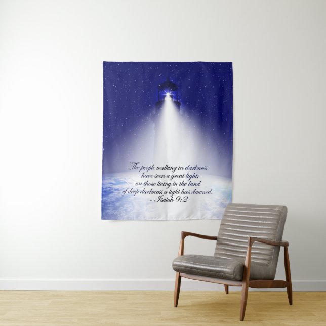 Isaiah 9:2 Christmas Photo  Tapestry (In Situ)