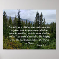 Isaiah 9:6 For unto us a child is born, unto us a