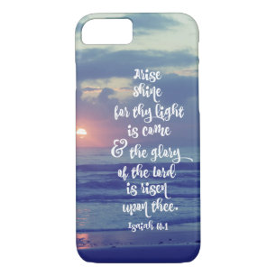 Isaiah Bible Verse with Sunrise Case-Mate iPhone Case