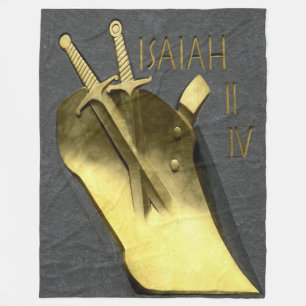 ISAIAH II verse IV Fleece Blanket