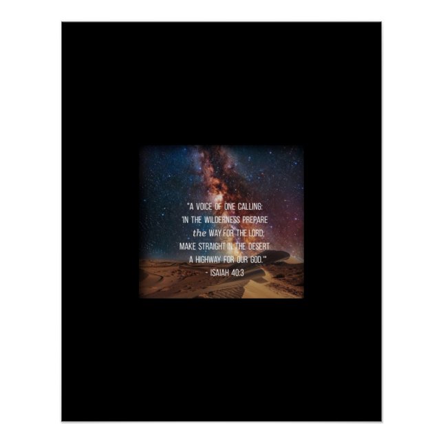 Isaiah Poster (Front)