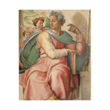 Isaiah Wood Wall Art de Michel-Ange Buonarroti