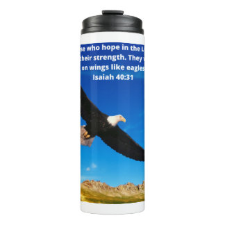 Isaías 40.31 thermal tumbler