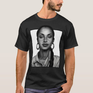 iSalem Sade, Black and White Portrait Classic T-Sh T-Shirt