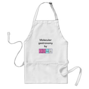 Isamar periodic table name apron