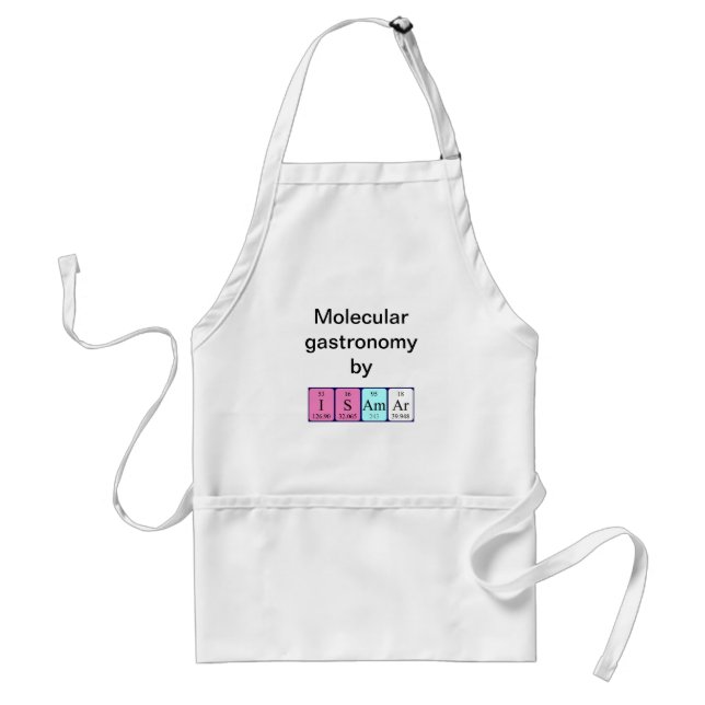 Isamar periodic table name apron (Front)