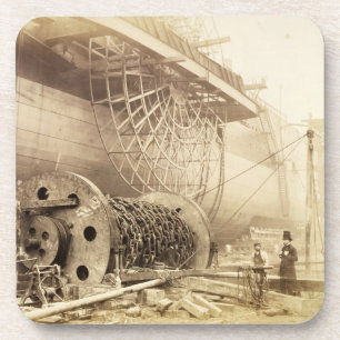 Isambard Kingdom Brunel (1806-59) beside the 'Grea Coaster