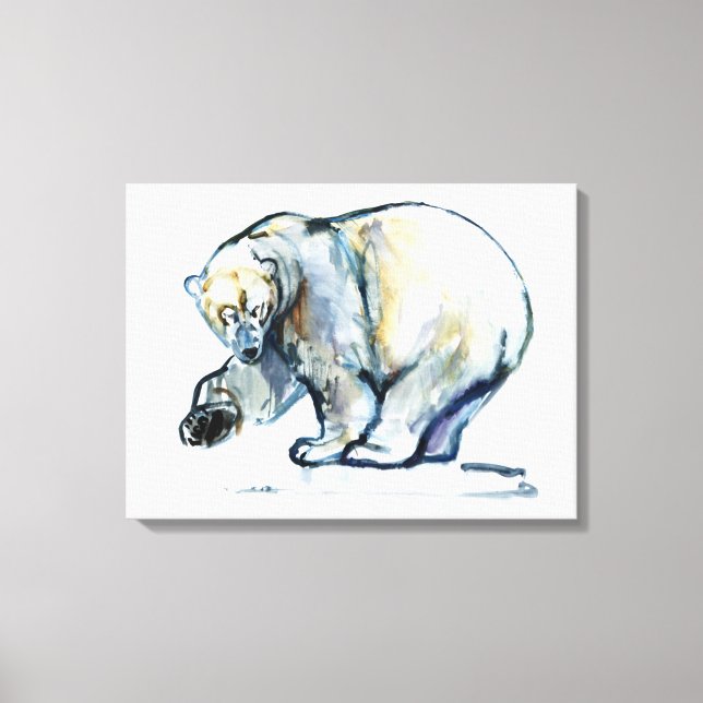 Isbjørn 2013 canvas print (Front)