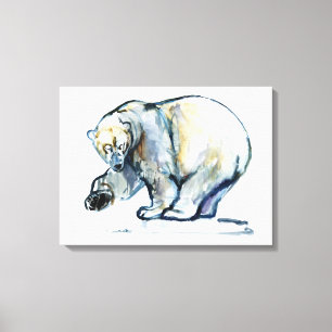 Isbjørn 2013 canvas print