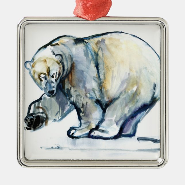 Isbjørn 2013 metal ornament (Front)