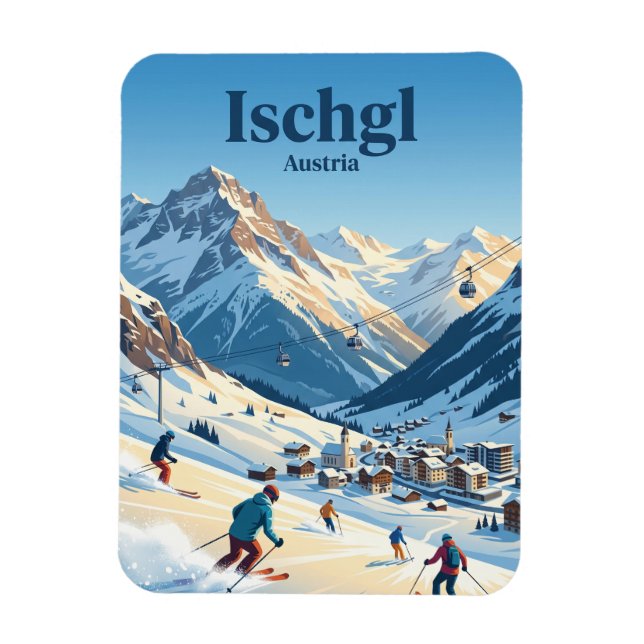 Ischgl Austria Magnet (Vertical)