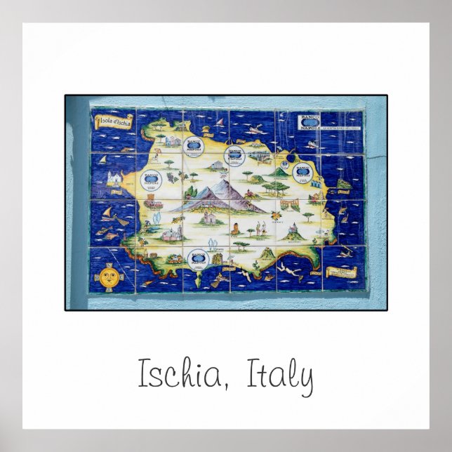 Ischia, Italy square Poster (Front)