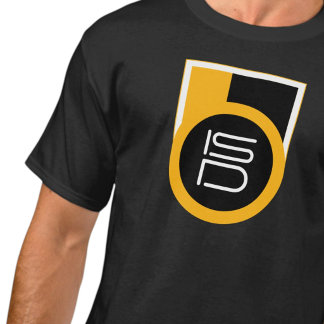 ISD Black Gold Retro Streetwear Urban T-Shirt