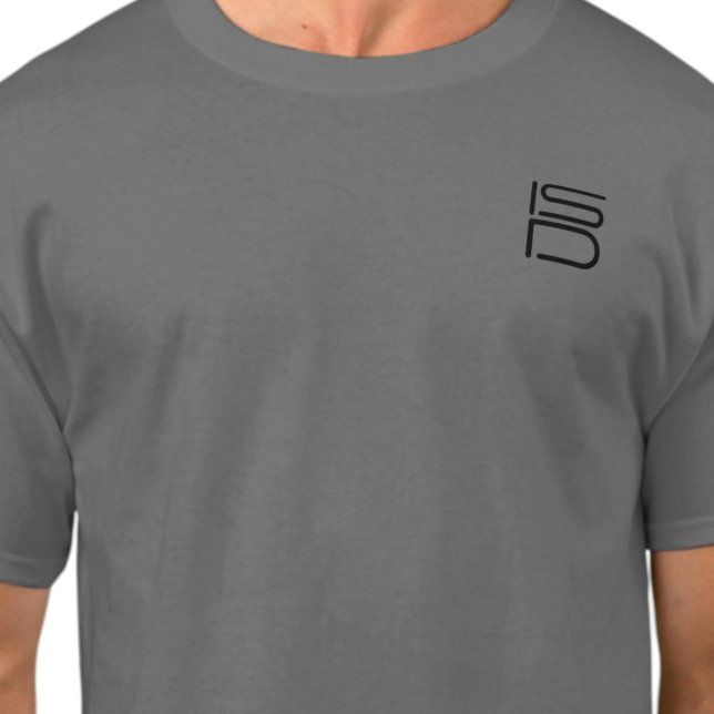 ISD Unisex Black Logo Basic T-Shirt  (Creator Uploaded)