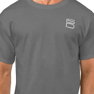 ISD Unisex White Logo Basic T-Shirt