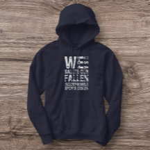 ISD We Salute Our Fallen Basic Pullover Sweatshirt