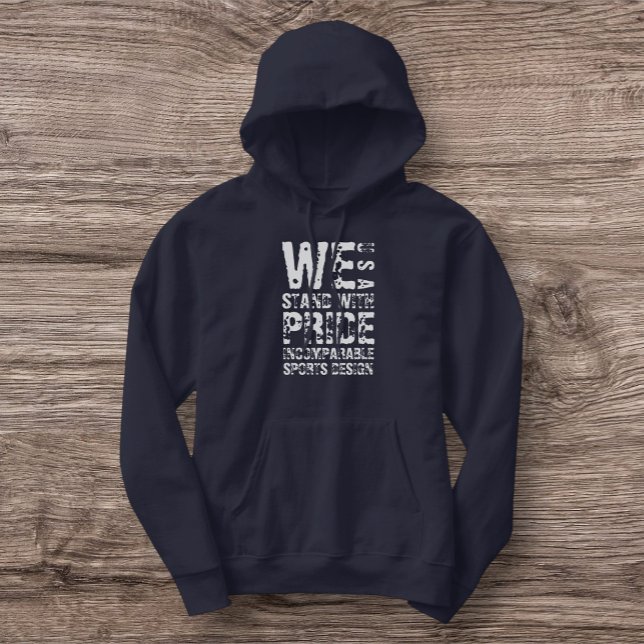ISD We stand With Fide USA Pullover Sweat - shirt  (Créateur téléchargé)