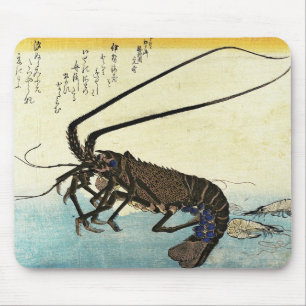 Iseebi & Ebi - Crawfish (Spiny Lobster) and Shrimp Mouse Pad
