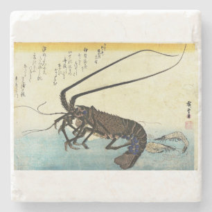 Iseebi & Ebi - Crawfish (Spiny Lobster) and Shrimp Stone Coaster