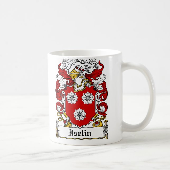 Iselin Family Crest Coffee Mug (Right)