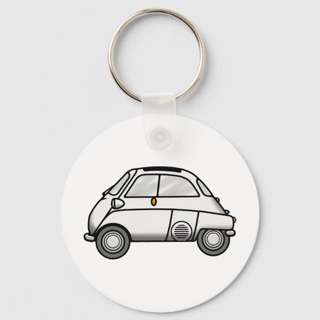 isetta white keychain (Front)