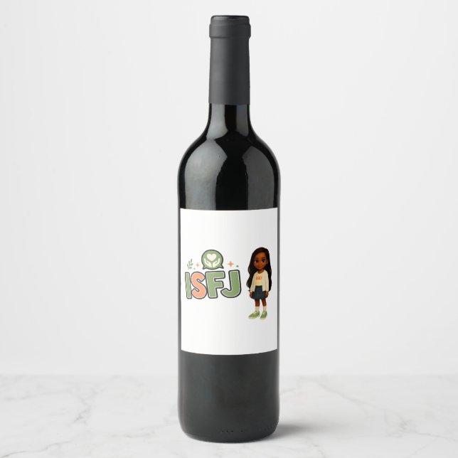 ISFJ — The Guardian of Harmony Wine Label (Front)
