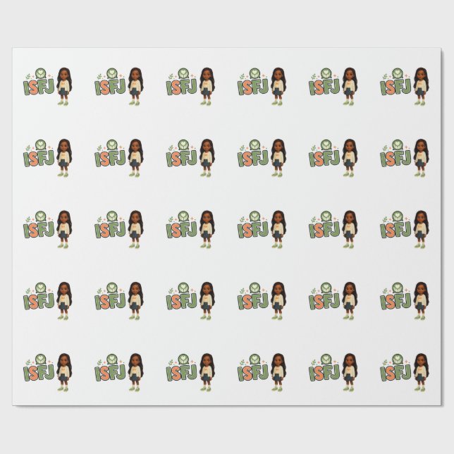 ISFJ — The Guardian of Harmony Wrapping Paper (Flat)
