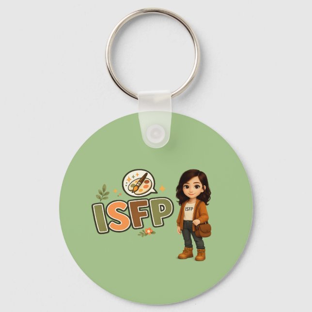 ISFP — The Free Artist Keychain (Front)