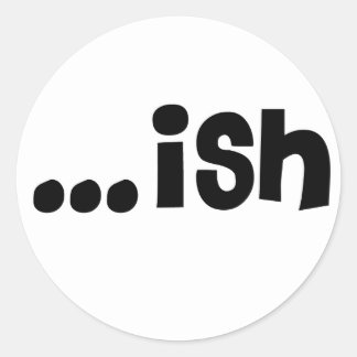 ish '11 font classic round sticker