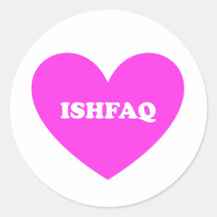 Ishfaq Classic Round Sticker