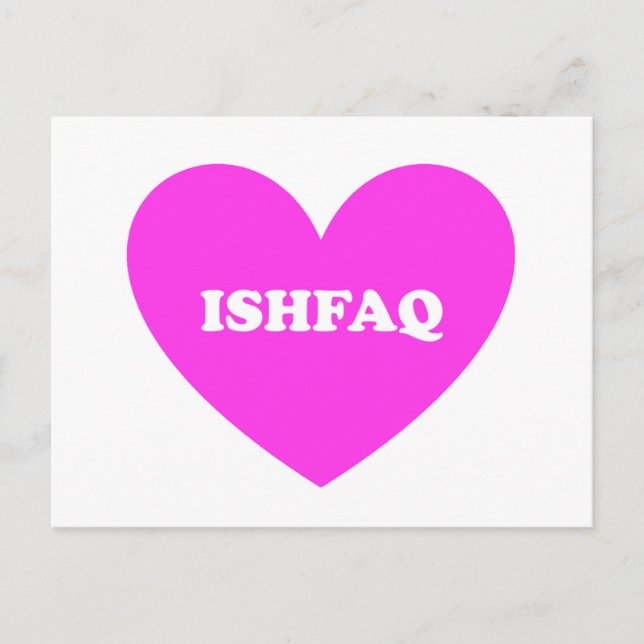 Ishfaq Postcard (Front)