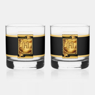 Ishtar Gate Drinkware Set Whiskey Glass