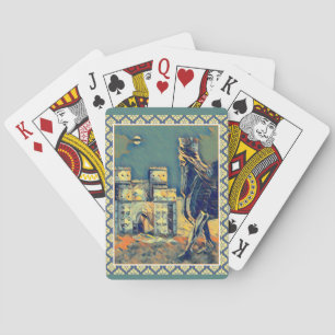 Ishtar Gate Lamassu Classic Playing Cards