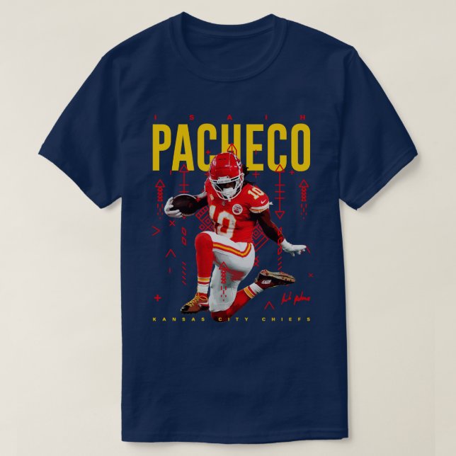 Isiah Pacheco Enfants Long Manche TShirt (Design devant)