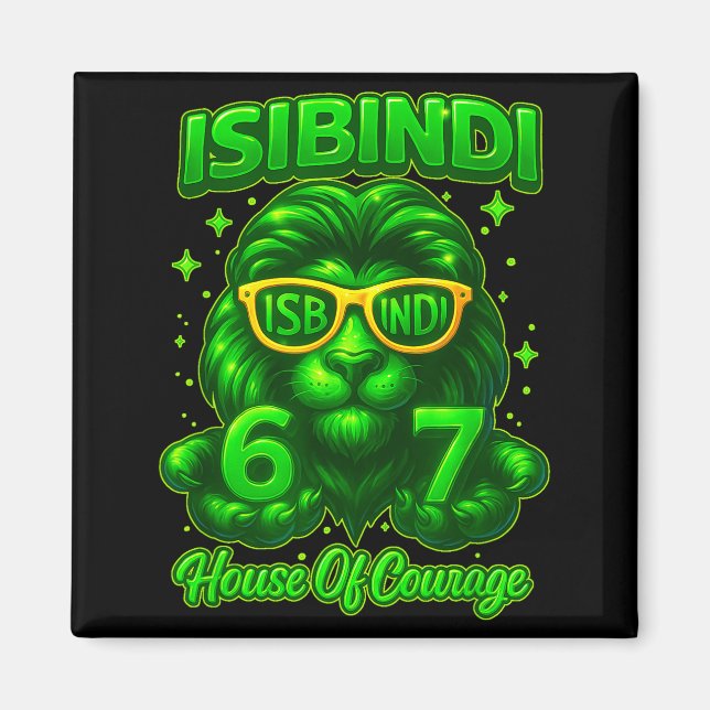 Isibindi House Of Courage School System 6 7 Funny  Magnet (Front)