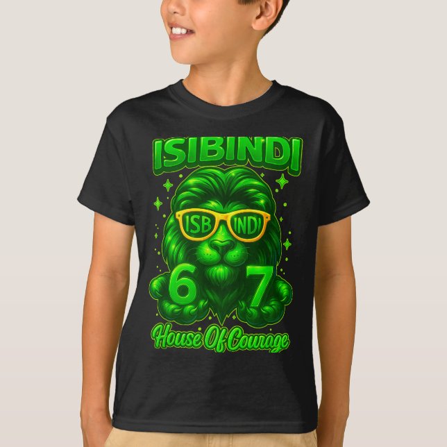 Isibindi House Of Courage School System 6 7 Funny  T-Shirt (Front)
