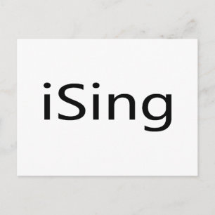iSing Postcard