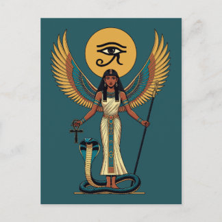 Isis Egyptian Goddess - Egyptian Goddess Maat Isis Postcard