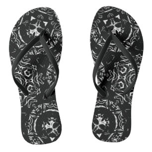 Isla De La Muerte - Skull Bandana Print Flip Flops