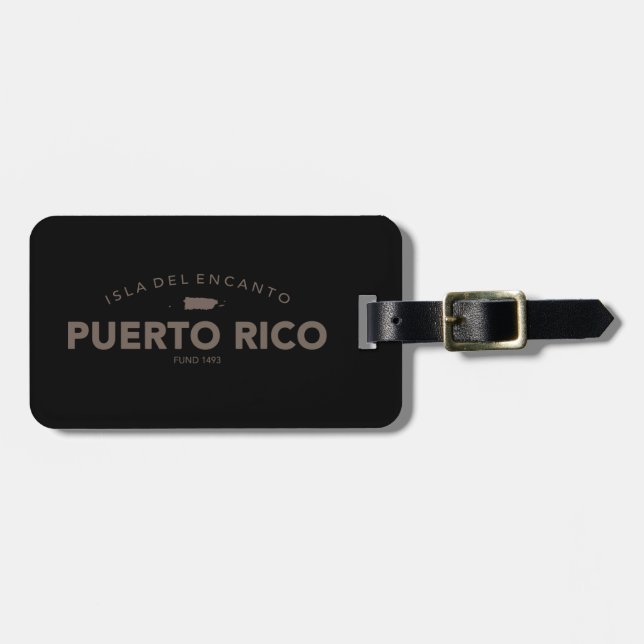 Isla del Encanto, Puerto Rico Luggage Tag (Front Horizontal)