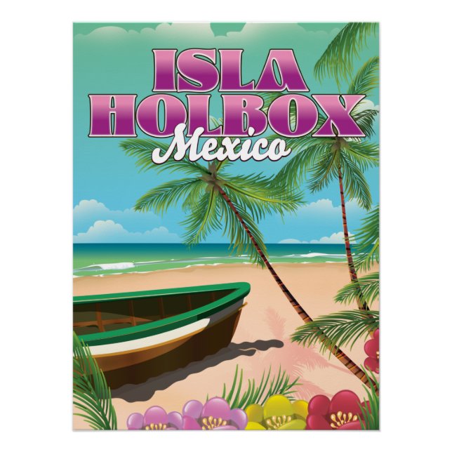 Isla Holbox Mexico Poster (Front)