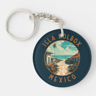 Isla Holbox Mexique Voyage Art Vintage