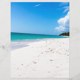 Isla Saona beach in the Caribbean Letterhead