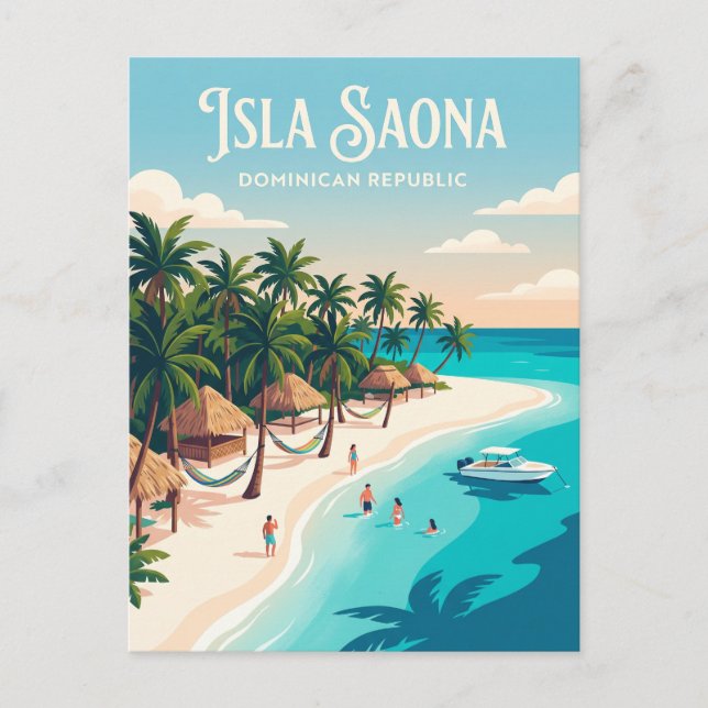 Isla Saona Dominican Republic Postcard (Front)