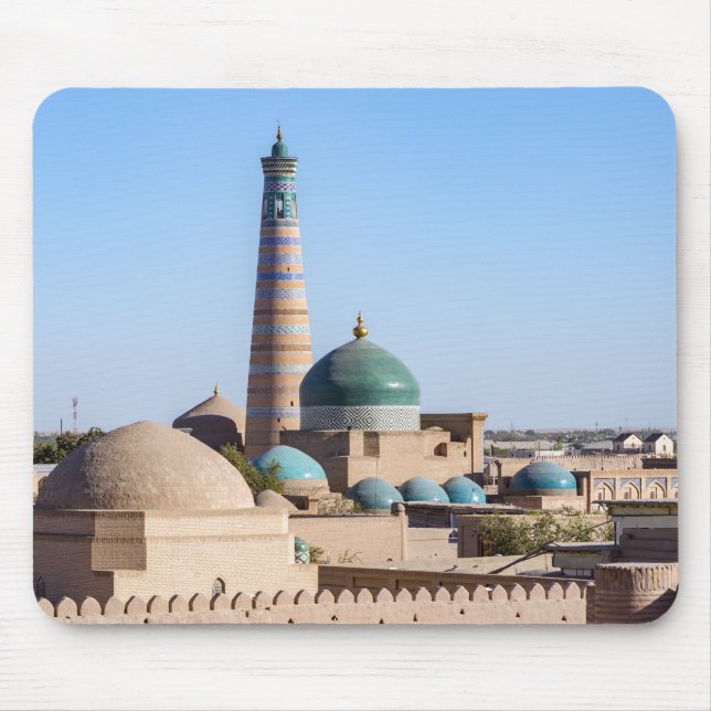 Islam Khodja Minaret & mosque - Khiva, Uzbekistan Mouse Pad (Front)
