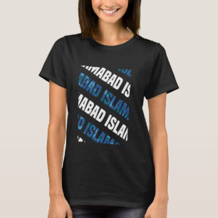 Islamabad Camo Pattern Blue Camouflage T-Shirt